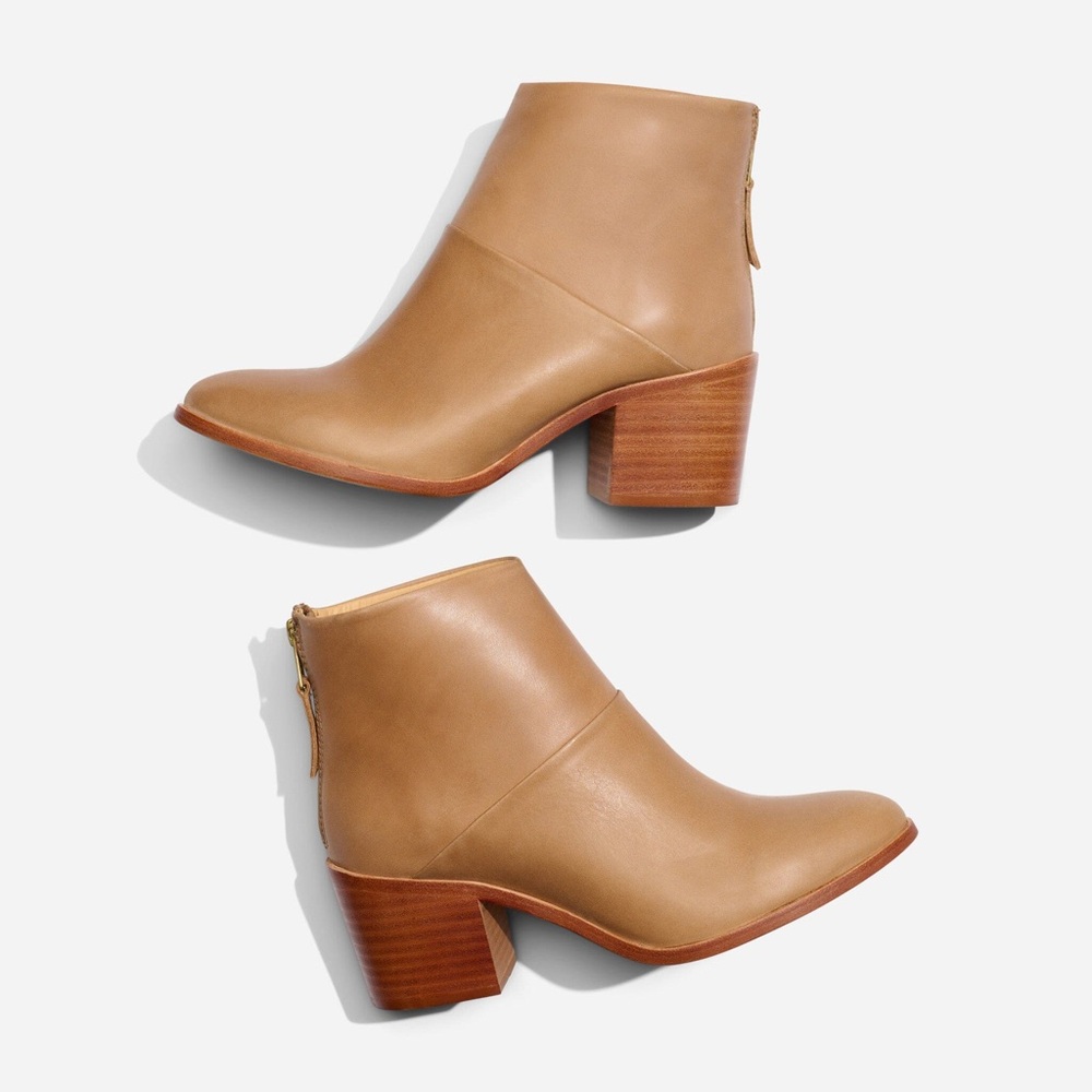 Nisolo Dari Boots 8.5 Almond